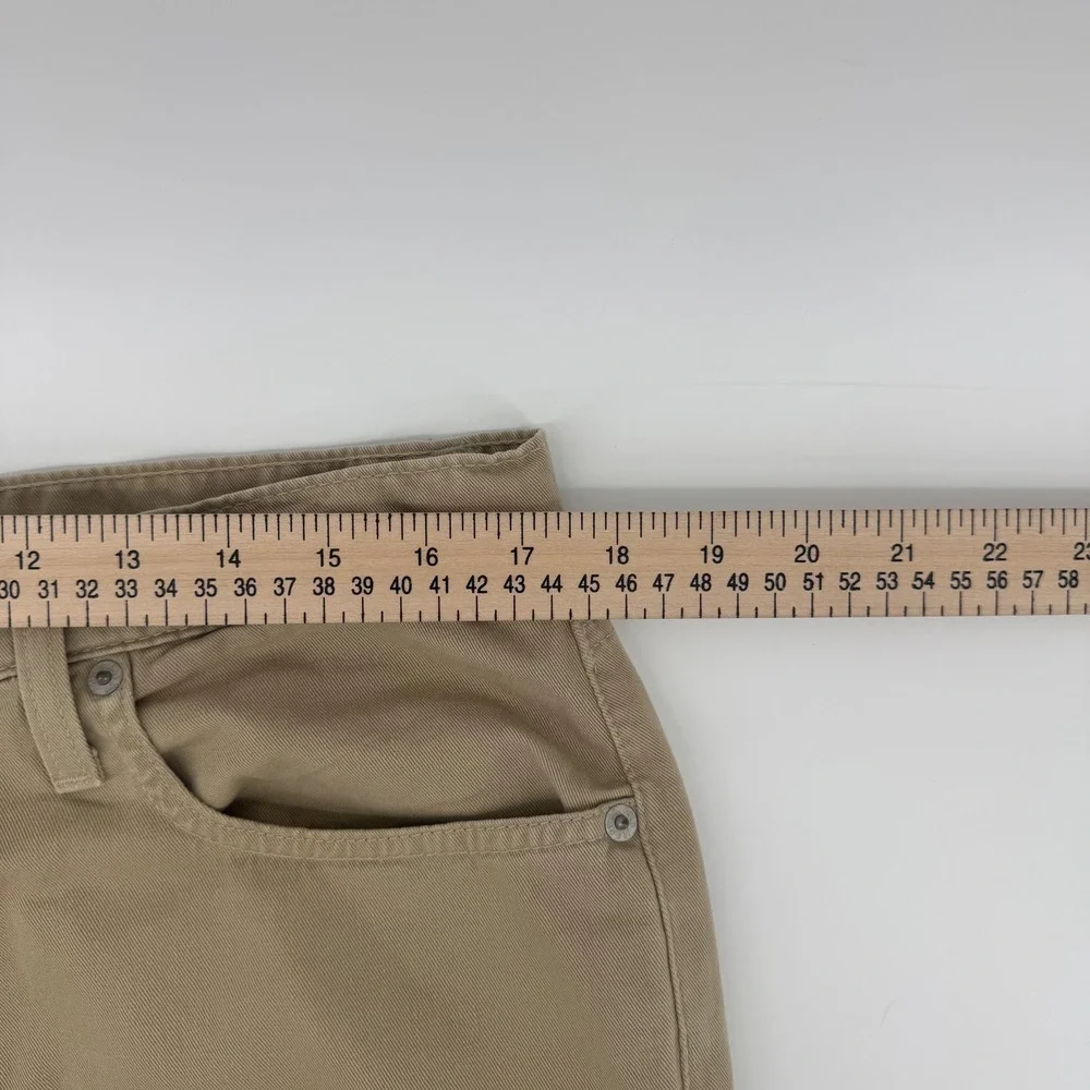 Polo Jeans Co Ralph Lauren Mens Khaki Straight Leg Cotton Pants 34x30‎ Tan 5898Y